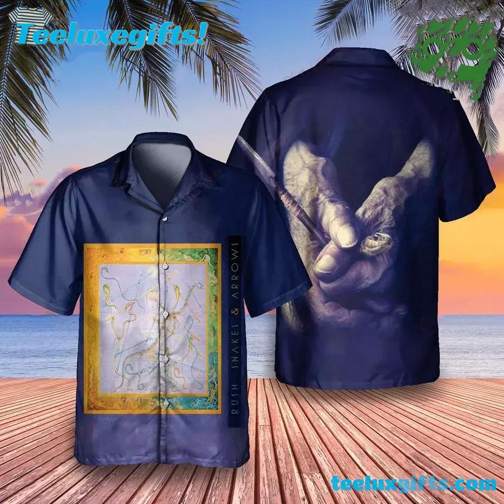 Rush Snakes & Arrows Art Summer Aloha Hawaiian Shirt