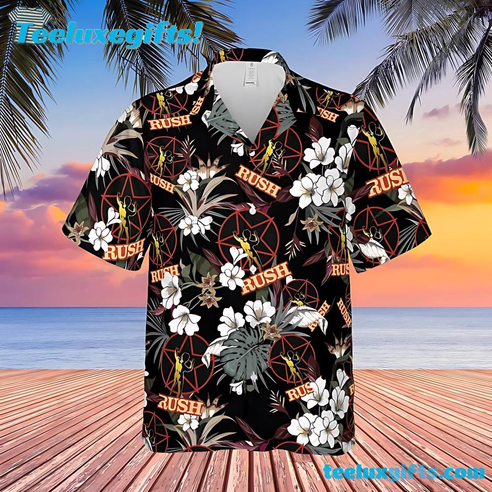 Rush Tropical Tribute Summer Aloha Hawaiian Shirt