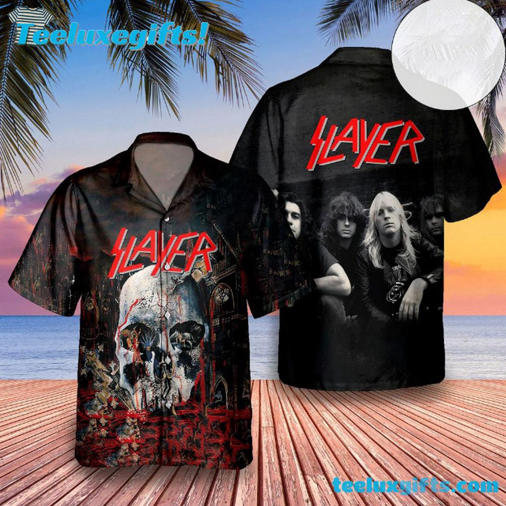 Slayer Band Member Summer Aloha Hawaiian Shirt