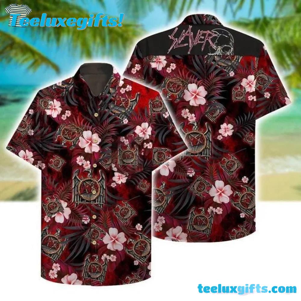 Slayer Tropical Reign Summer Aloha Hawaiian Shirt