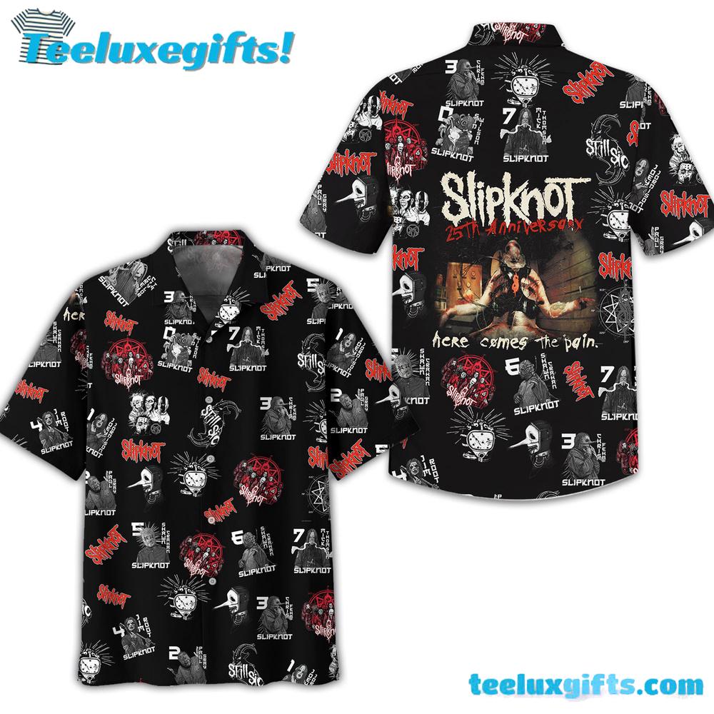 Slipknot 25th Anniversery Summer Aloha Hawaiian Shirt
