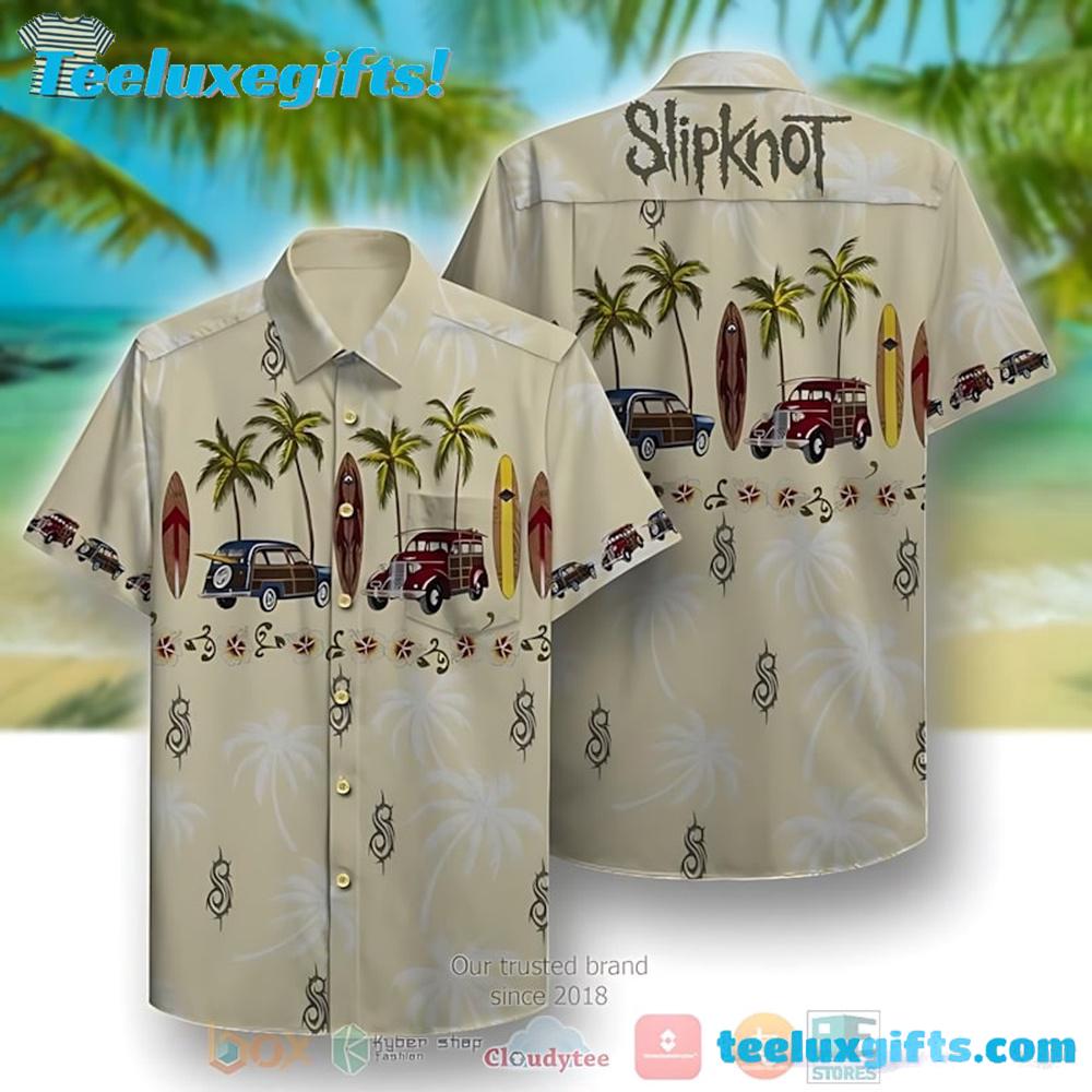 Slipknot Car Palm Tree Summer Aloha Hawaiian Shirt