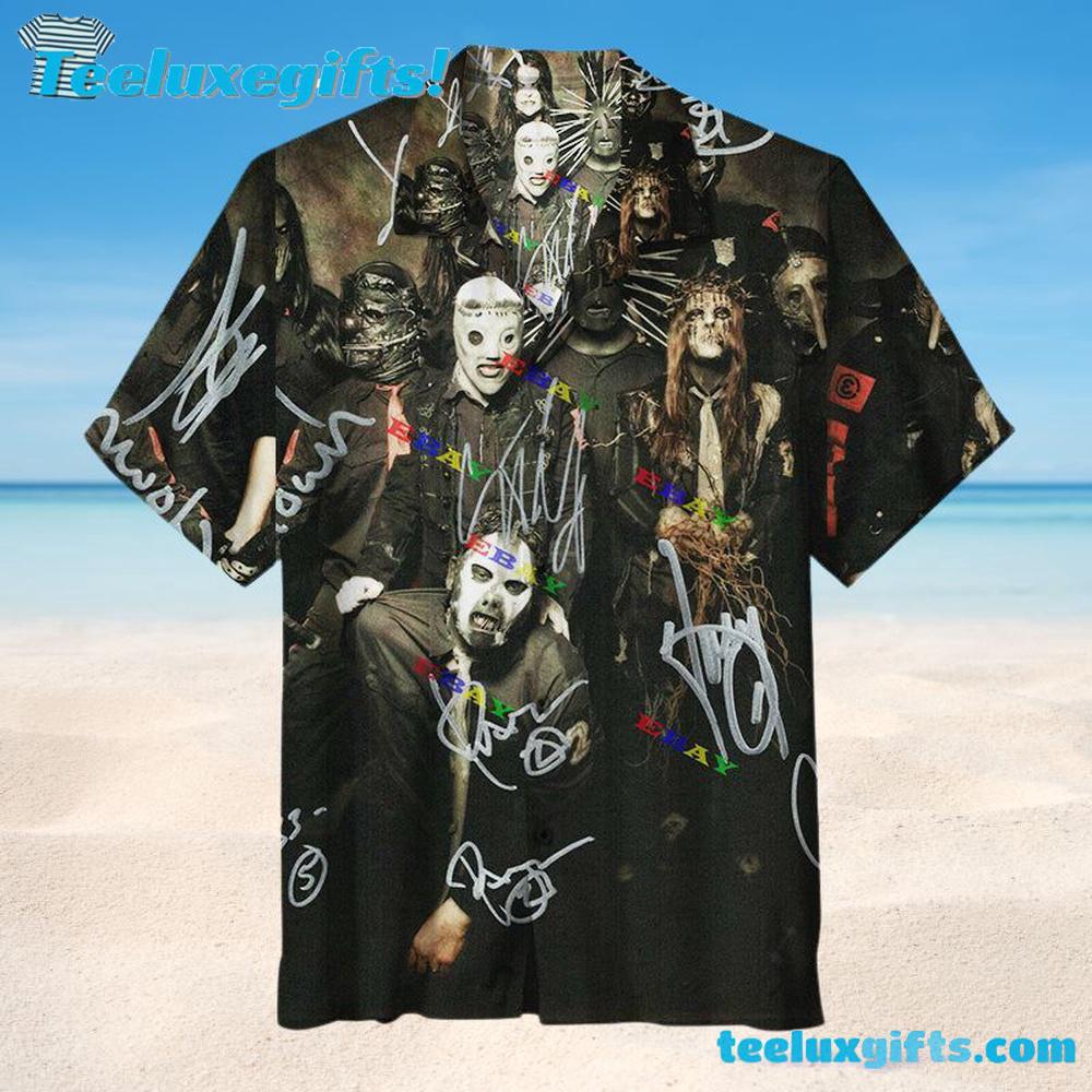 Slipknot Collector's Edition Autographed Summer Aloha Hawaiian Shirt