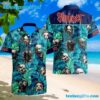 Slipknot Halloween Horror Characters Blue Custom Name Summer Aloha Hawaiian Shirt