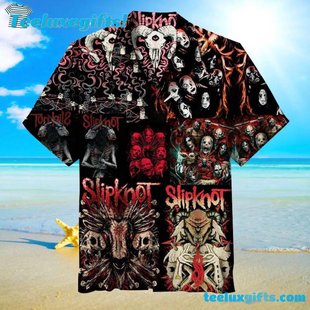 Slipknot Horror Collage Summer Aloha Hawaiian Shirt