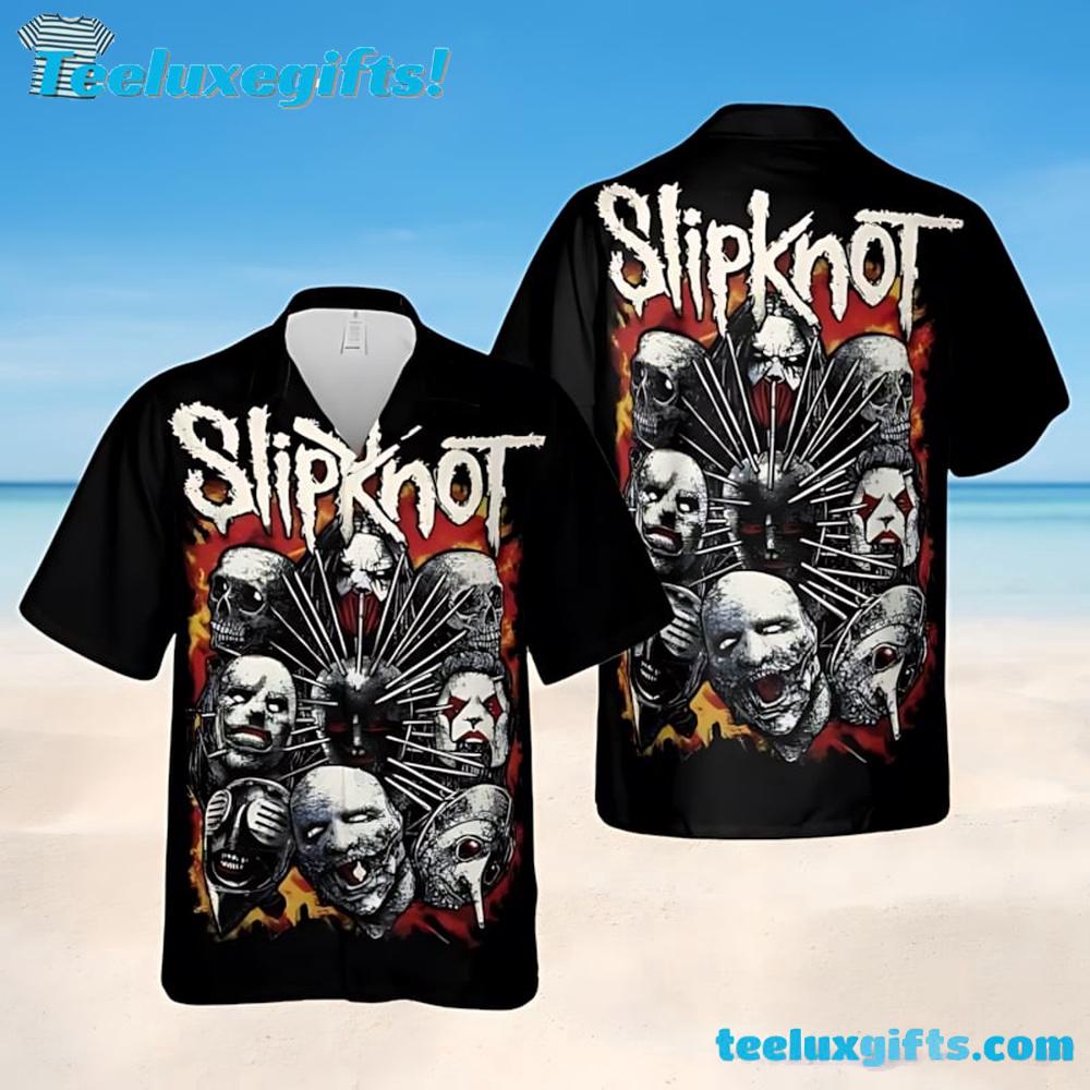 Slipknot Metal Paradise Summer Aloha Hawaiian Shirt
