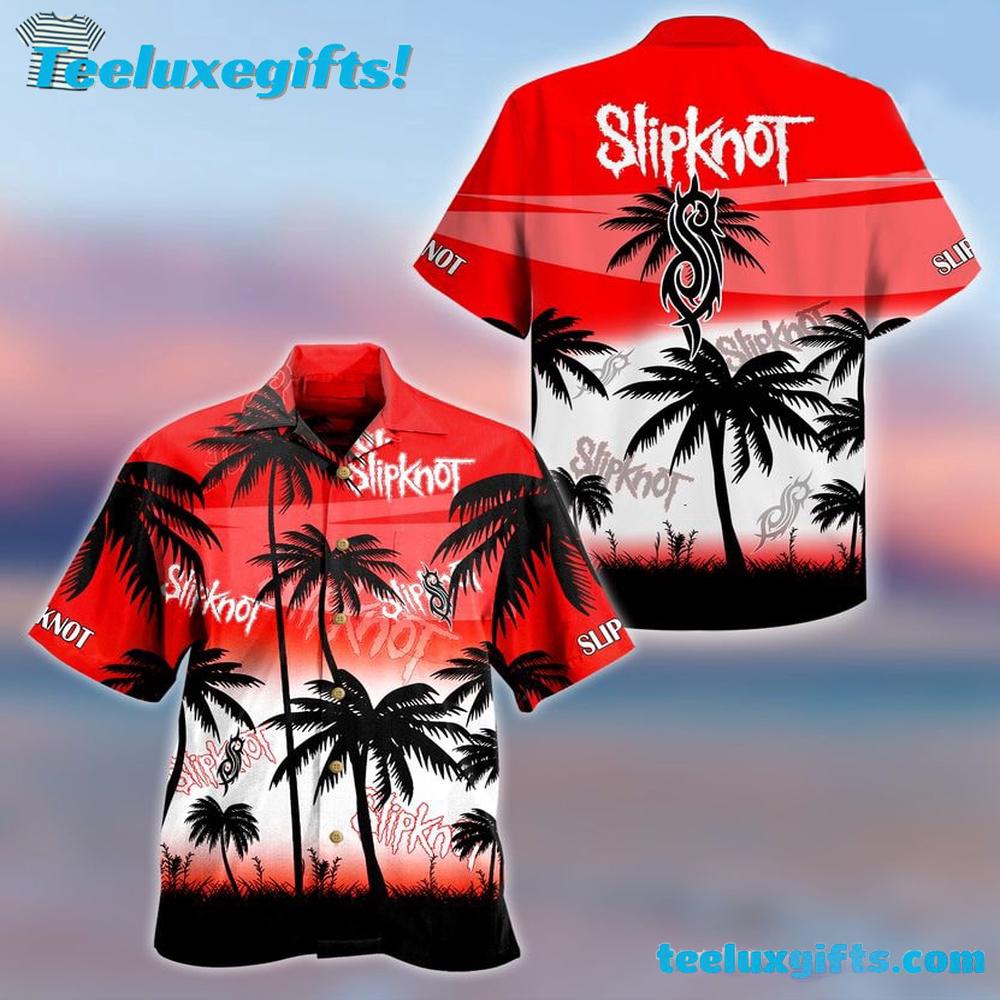 Slipknot Palm Tree Sunset Summer Aloha Hawaiian Shirt