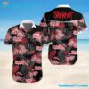 Slipknot Red Leaves Metal Summer Aloha Hawaiian Shirt