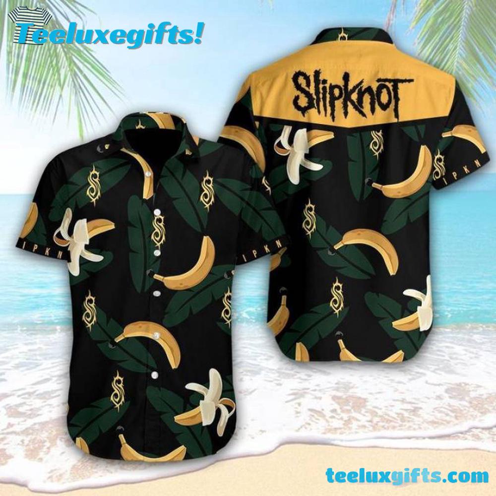 Slipknot Rock Band Banana Blitz Summer Aloha Hawaiian Shirt