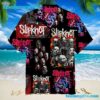 Slipknot Rock Band Colorful Mask Collage Summer Aloha Hawaiian Shirt