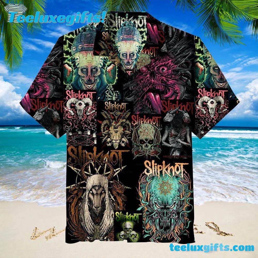 Slipknot Rock Band Dark Fantasy Art Summer Aloha Hawaiian Shirt