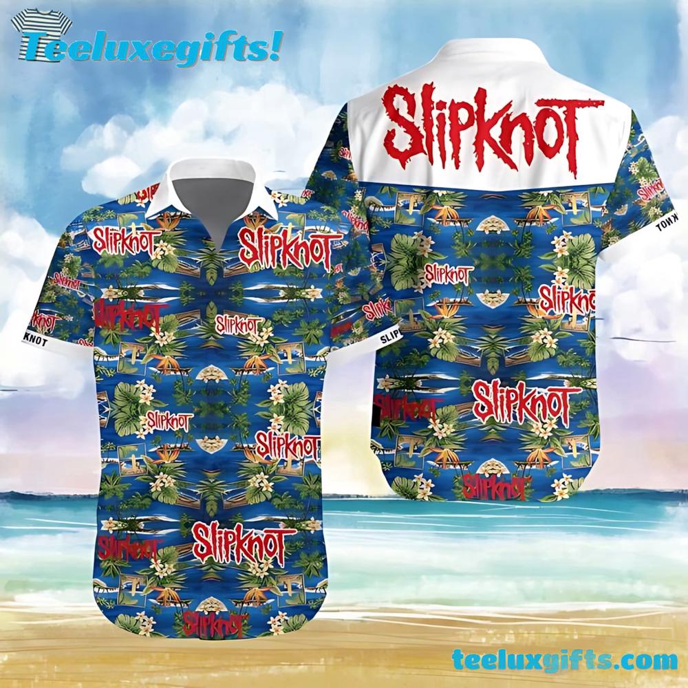 Slipknot Rock Band Island Fever Summer Aloha Hawaiian Shirt