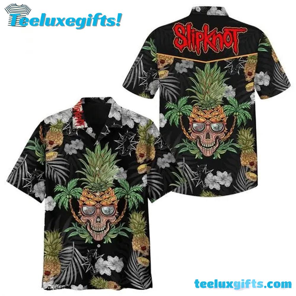 Slipknot Skull Pineapple Summer Aloha Hawaiian Shirt