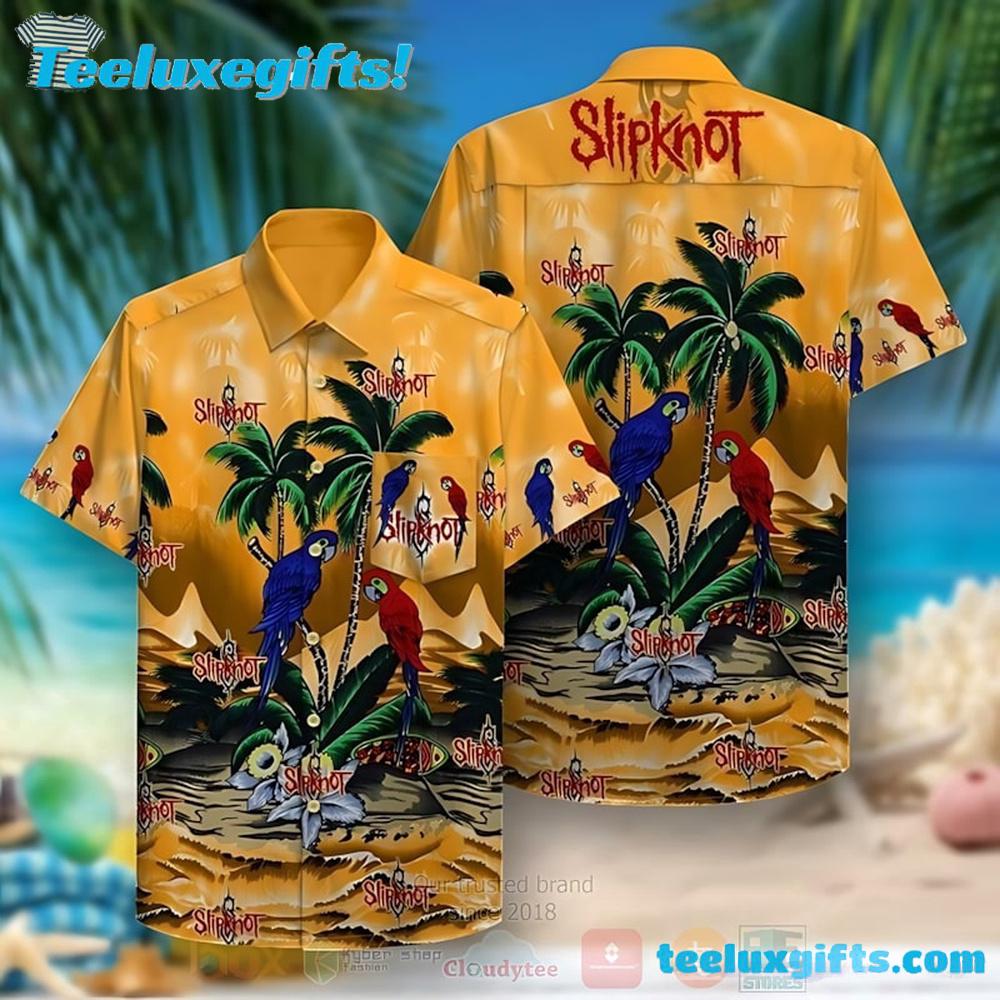 Slipknot Tropical Parrot Vibes Summer Aloha Hawaiian Shirt
