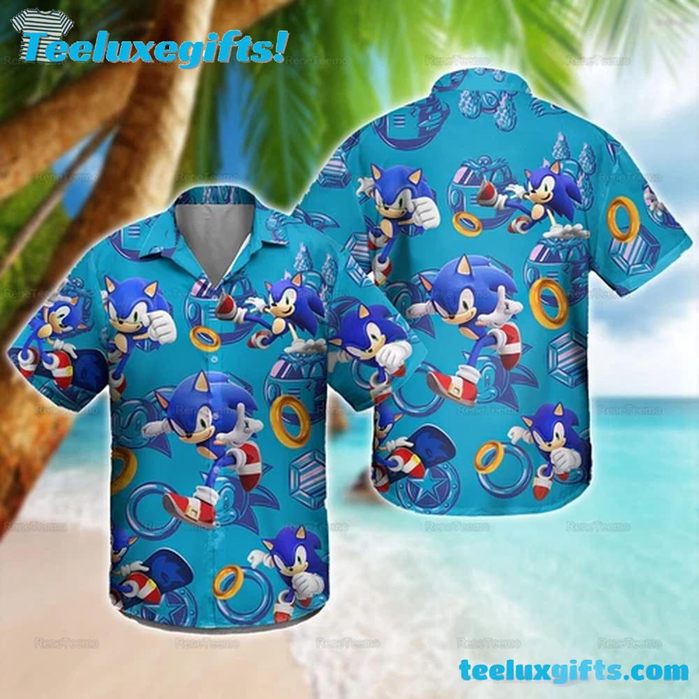 Sonic The Hedgehog Hawaiian Shirt