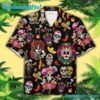 Sugar Skull Calavera Guns And Roses Summer Aloha Hawaiian Shirt