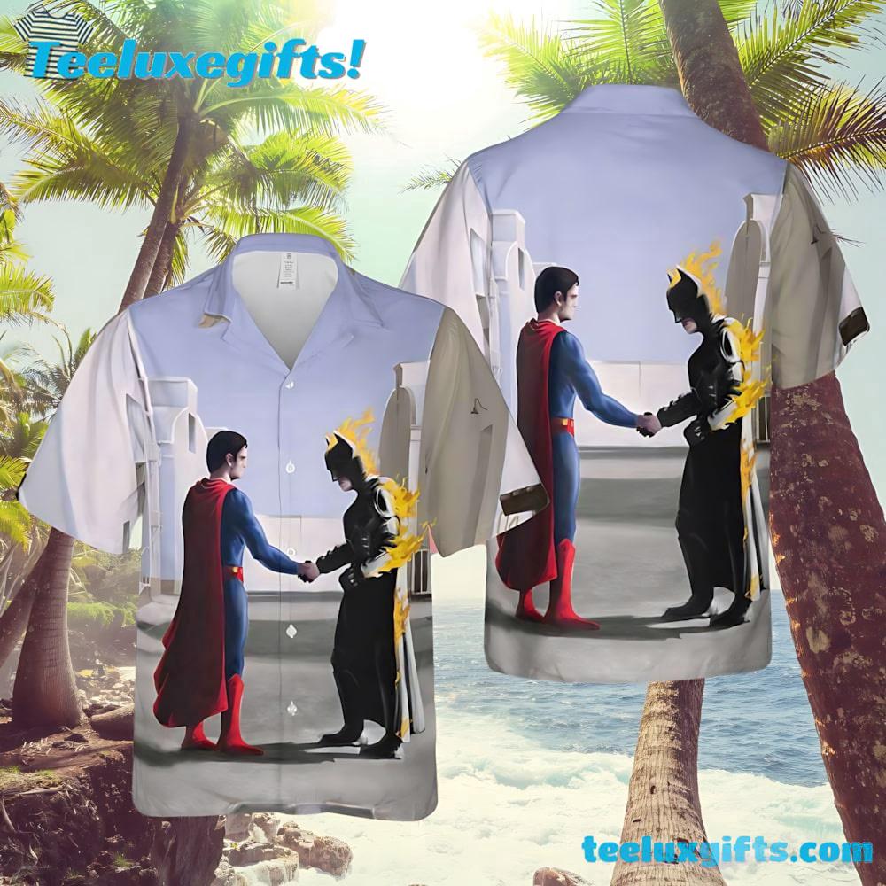 Superman vs batman Wish You Were Here Pink Floyd Summer Hawaiian Shirt