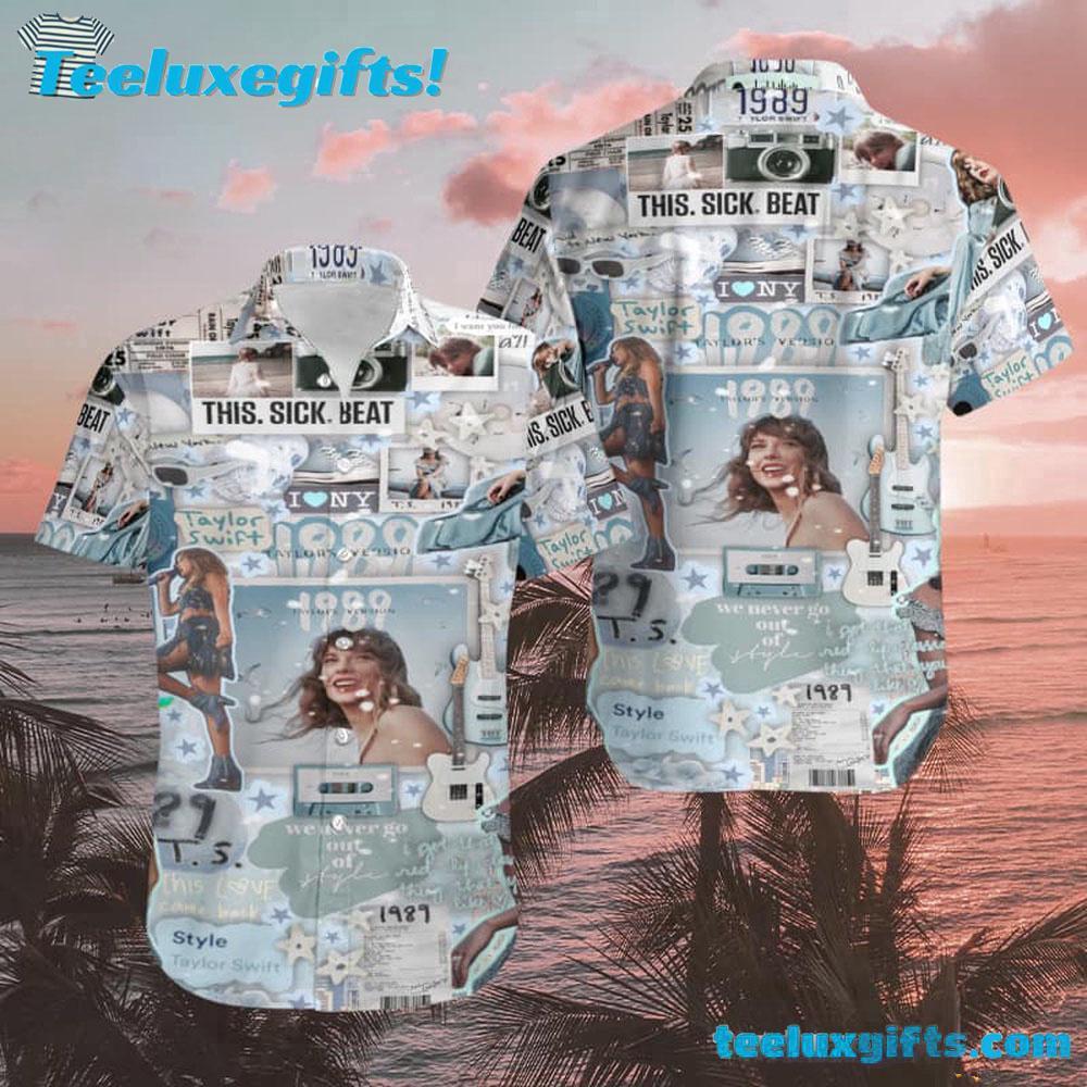 Taylor Swift 1989 Taylor Version Aesthetic Summer Hawaiian Shirt