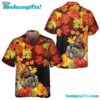 Thanksgiving Turkey Birds With Harvest Hawaiian Shirt