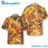 Thanksgiving Turkey Eat Beef Hawaiian Shirt