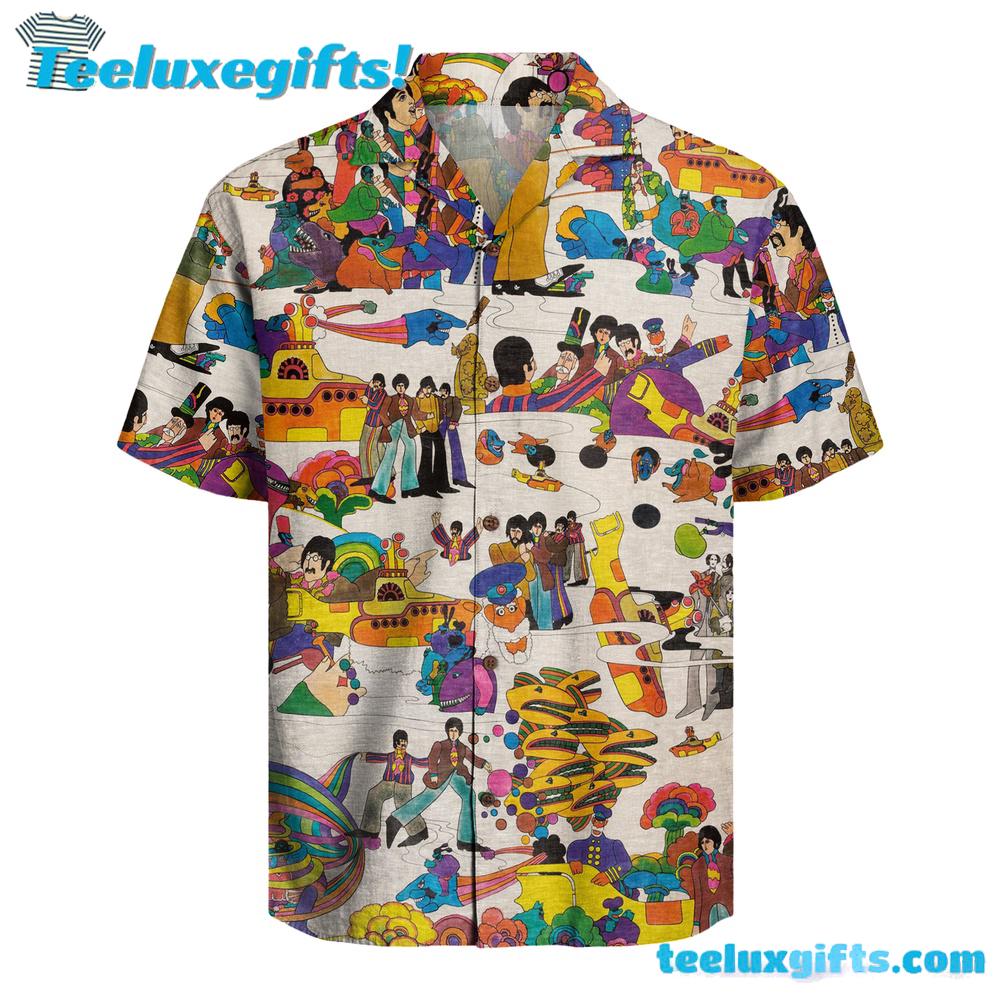 The Beatles Beatles Yellow Submarine-Inspired Hawaiian Shirt 2026