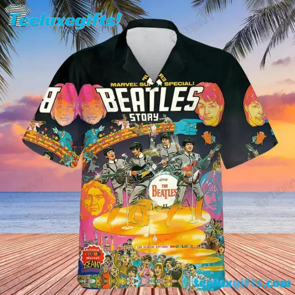 The Beatles Marvel Comics Super Special Summer Hawaiian Shirt