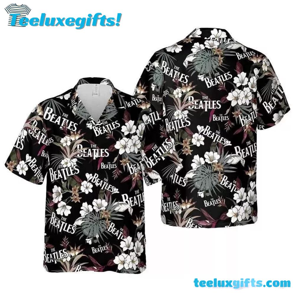 The Beatles Tropical 3D All Over Print Summer Hawaiian Shirt