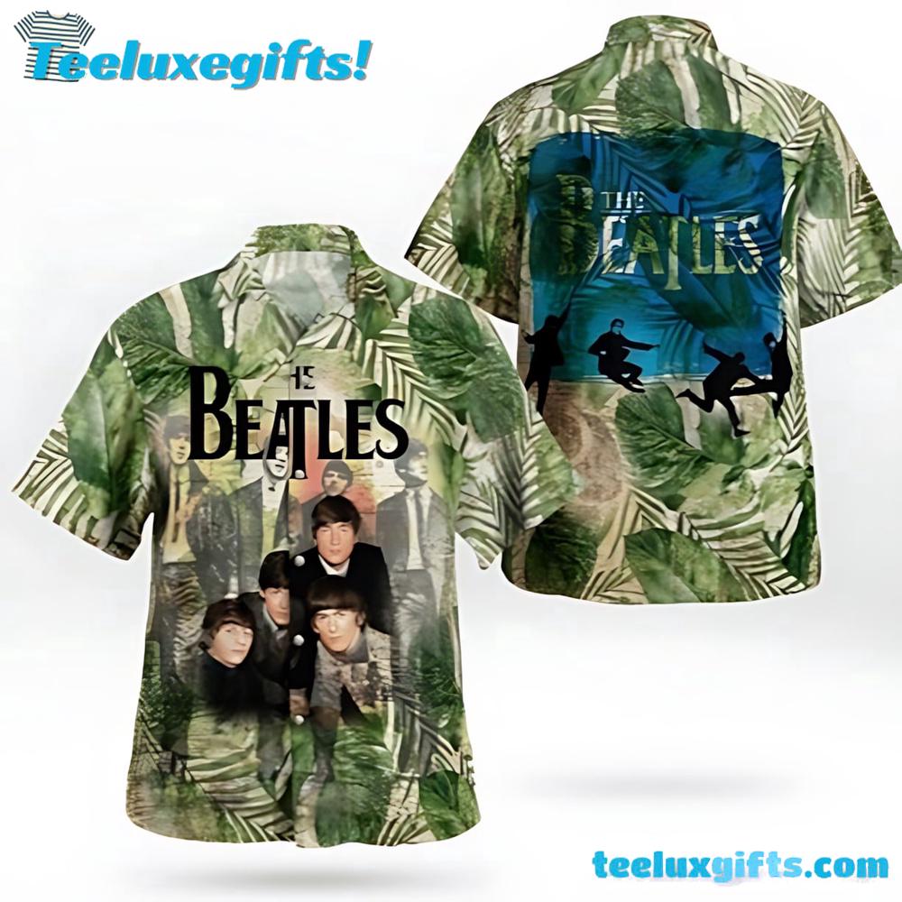 The Beatles Tropical Harmony Summer Hawaiian Shirt