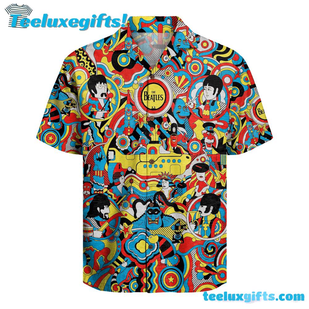 The Beatles Yellow Submarine-Inspired Hawaiian Shirt 2026