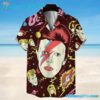 The Chameleon of Rock David Bowie Brown Summer Aloha Hawaiian Shirt