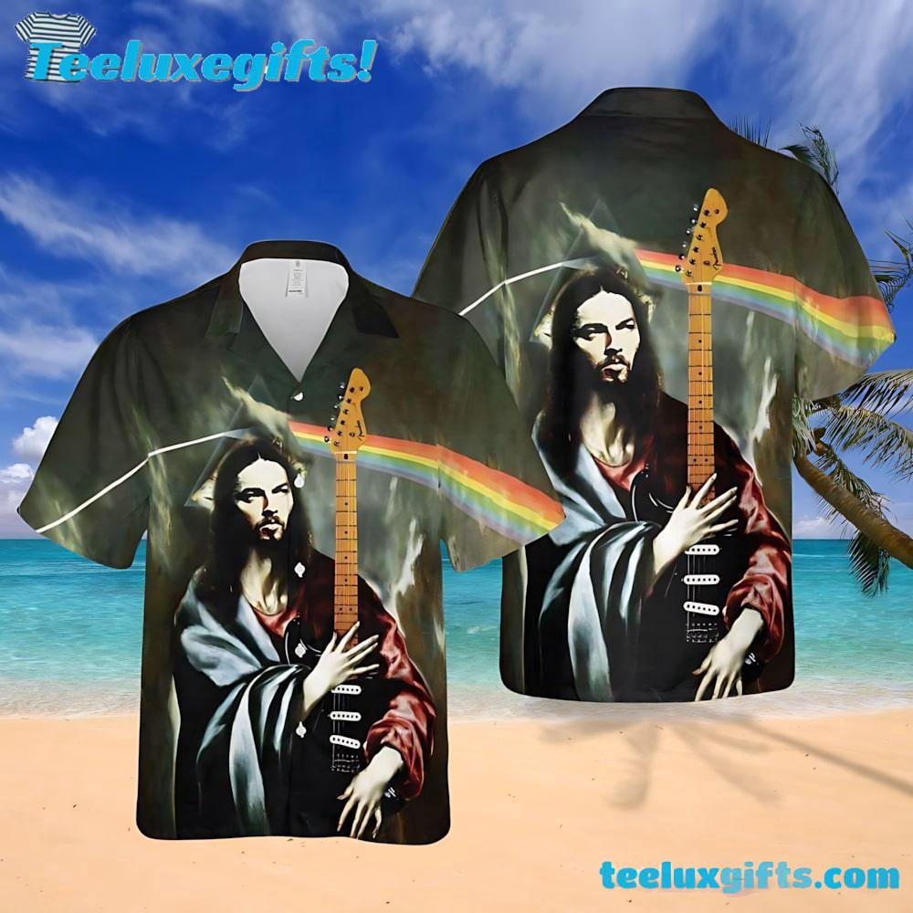 The Prophecy Of Prog David Gilmour Jesus Pink Floyd Summer Hawaiian Shirt