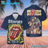 The Rolling Stones Band Tongue Symbol Summer Aloha Hawaiian Shirt