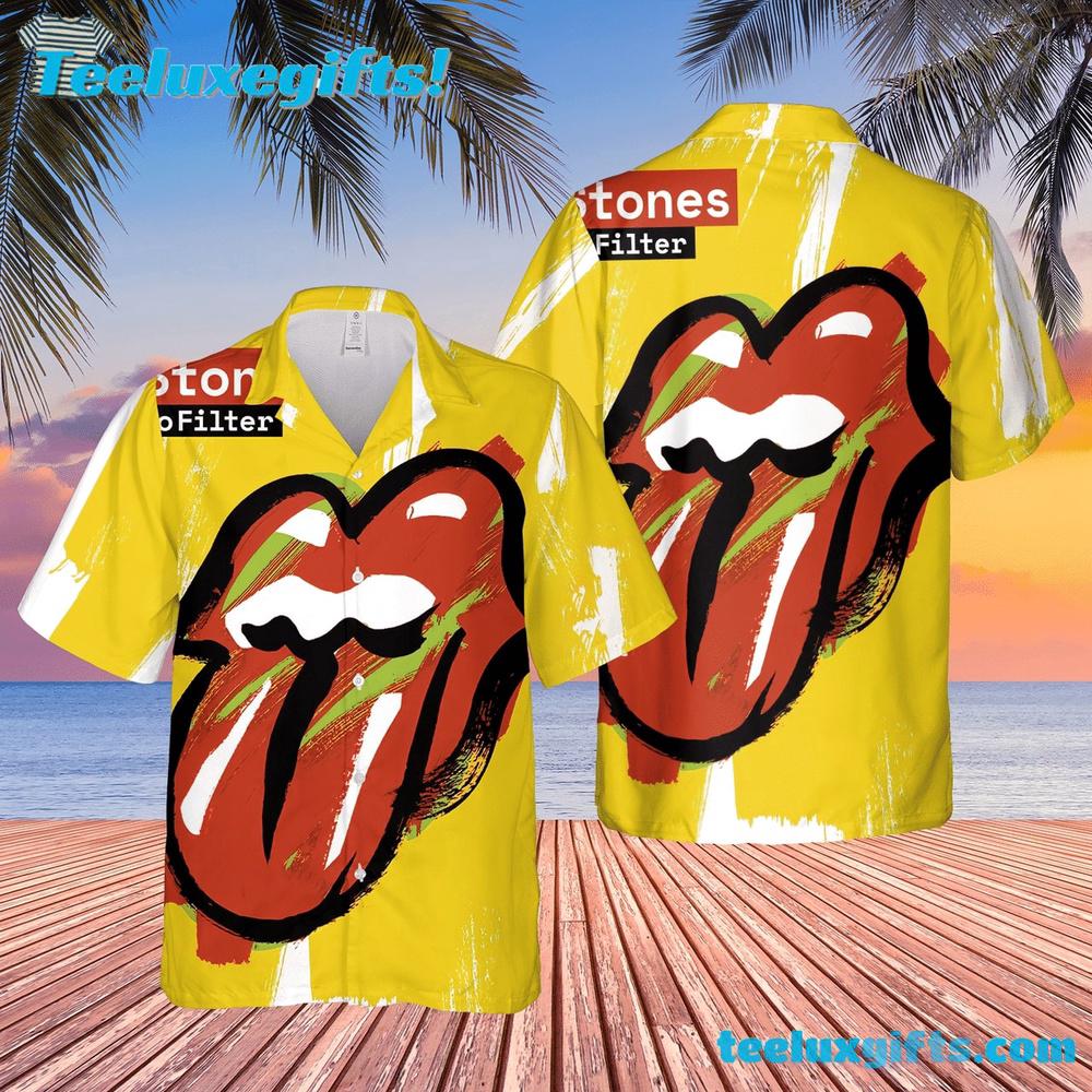 The Rolling Stones No Filter 3D Summer Aloha Hawaiian Shirt