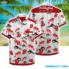 The Rolling Stones Red And White Summer Aloha Hawaiian Shirt