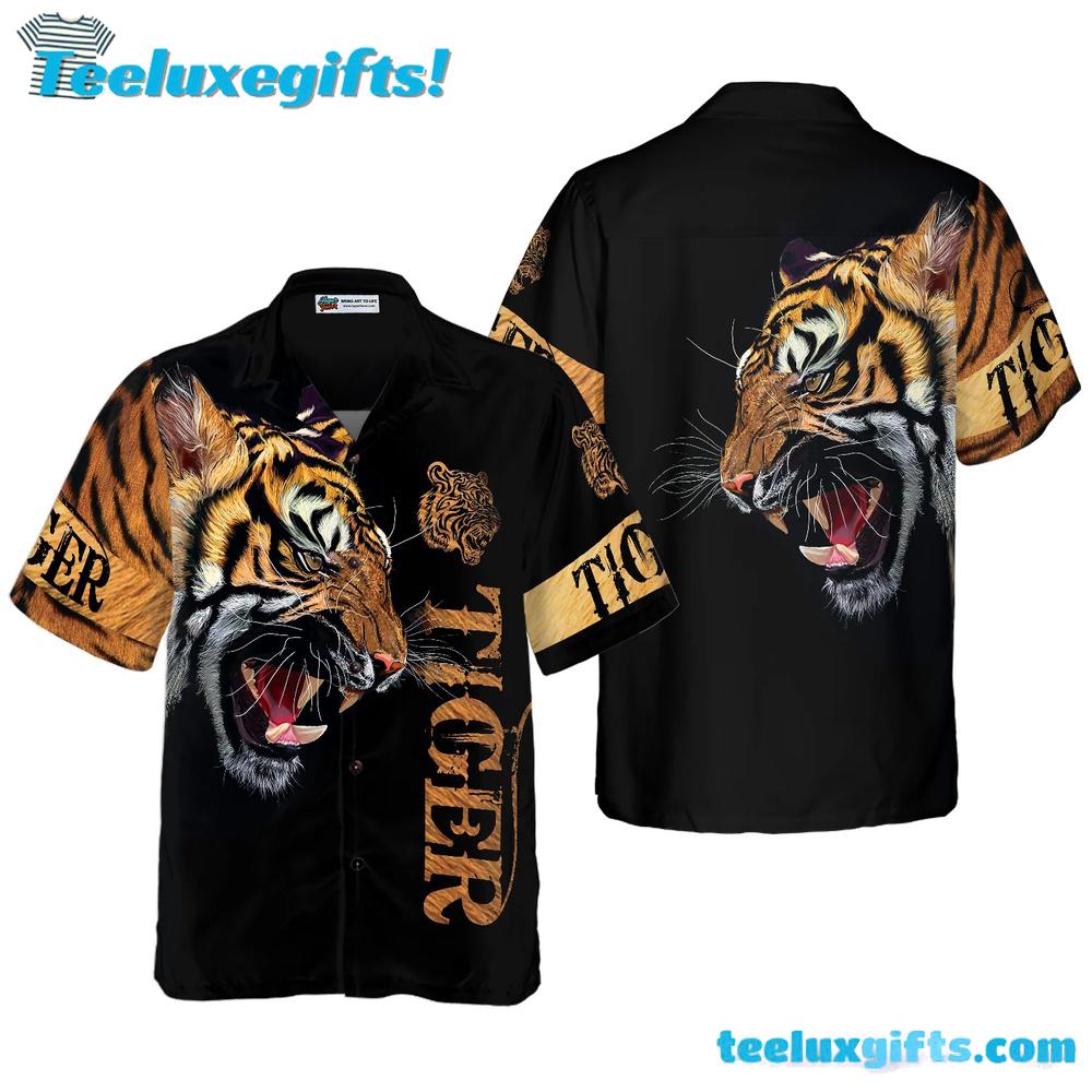 Tiger Skin Shirt For Men Hawaiian Shirt
