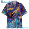 Tropical Blue Trumpet Hawaiian Shirt