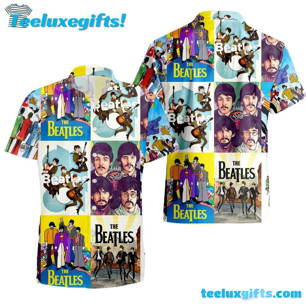 Tropical Summer The Band Beatles Hawaiian T-Shirt