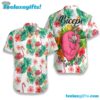 Tropical Workout Flamingo Biceps Don’t Grow On Trees Hawaiian Shirt