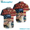 Trump Gulf Of America Pointing Hawaiian Shirt