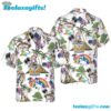 Unicorn American Flag Hawaiian Shirt