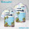 US Navy Blue Angels #3 FA-18C Hawaiian Shirt
