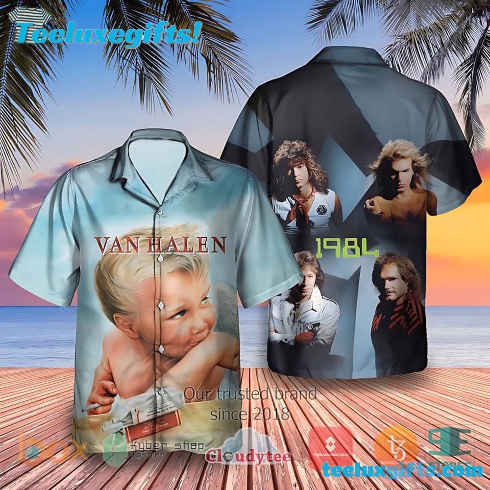 Van Halen 1984 Album Summer Hawaiian Shirt