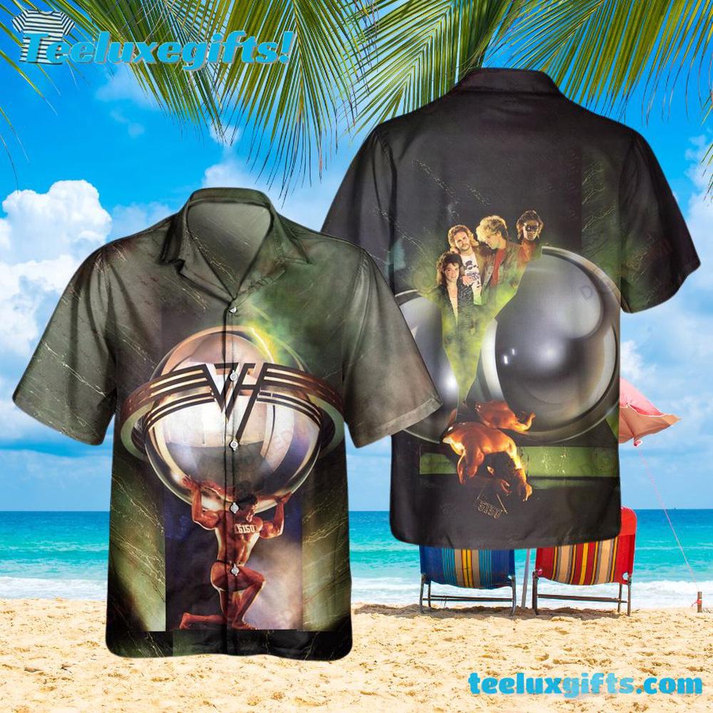 Van Halen 1986 Dreams 5150 Album Summer Hawaiian Shirt