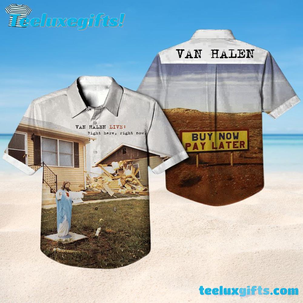 Van Halen Live Right Here Right Now Summer Hawaiian Shirt