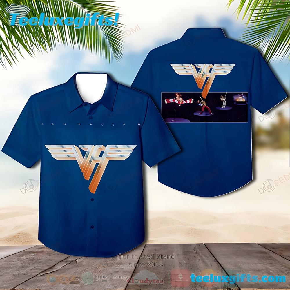 Van Halen Retro Logo Summer Hawaiian Shirt