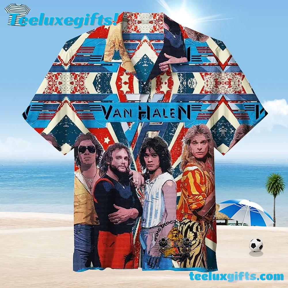 Van Halen Vintage Vibes Summer Hawaiian Shirt