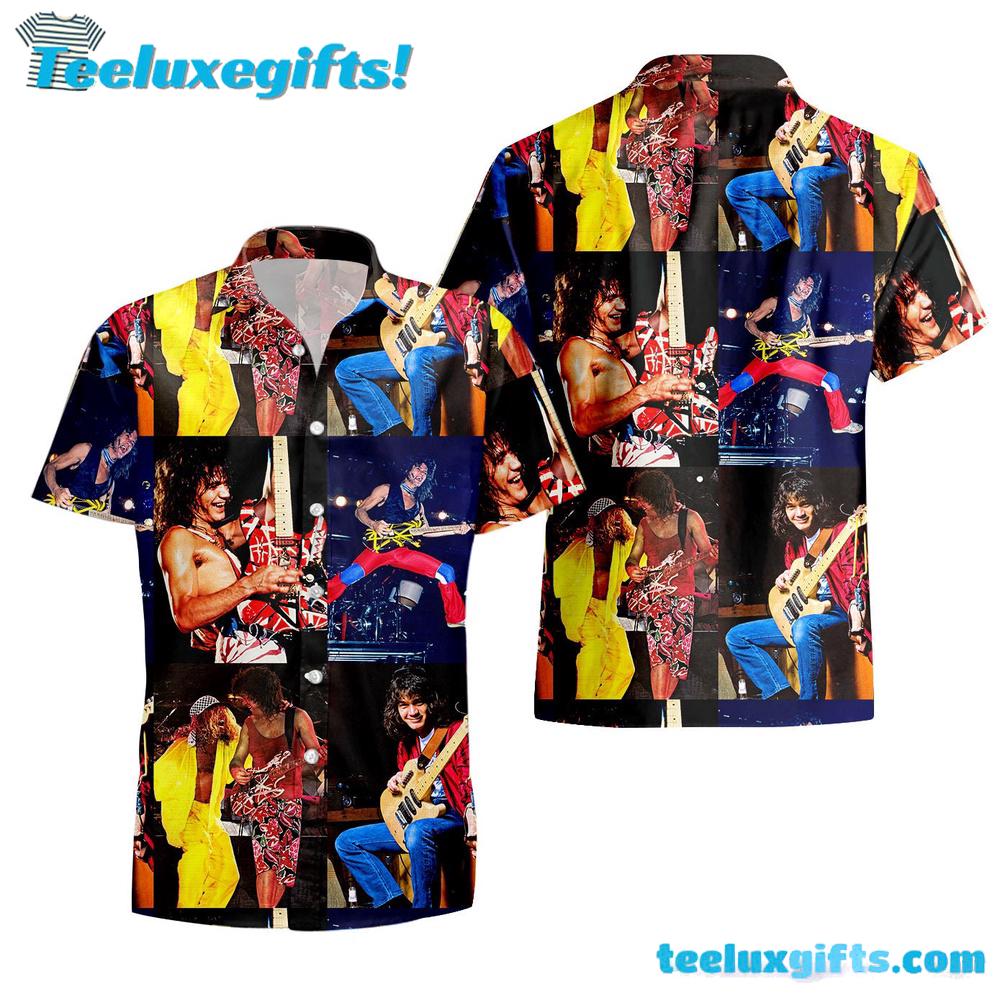Worth Collecting Eddie Van Halen Summer Hawaiian Shirt