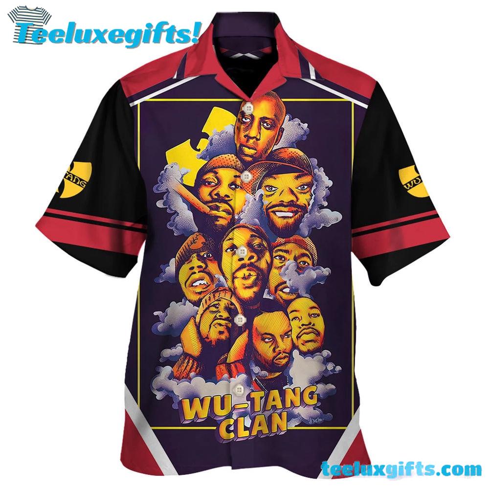 Wu Tang Clan Smoke Legend Hip Hop Rapper Hawaiian Shirt