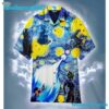 Yaian Dragon Goku Starry Night Hawaiian Shirt
