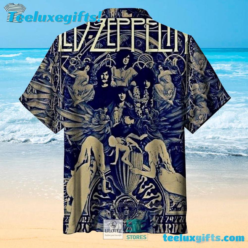 Zeppelin Angel Collage Summer Aloha Hawaiian Shirt